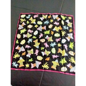 Vintage "Save the Children" Fish by Maria-age 11 RARE Square scarf